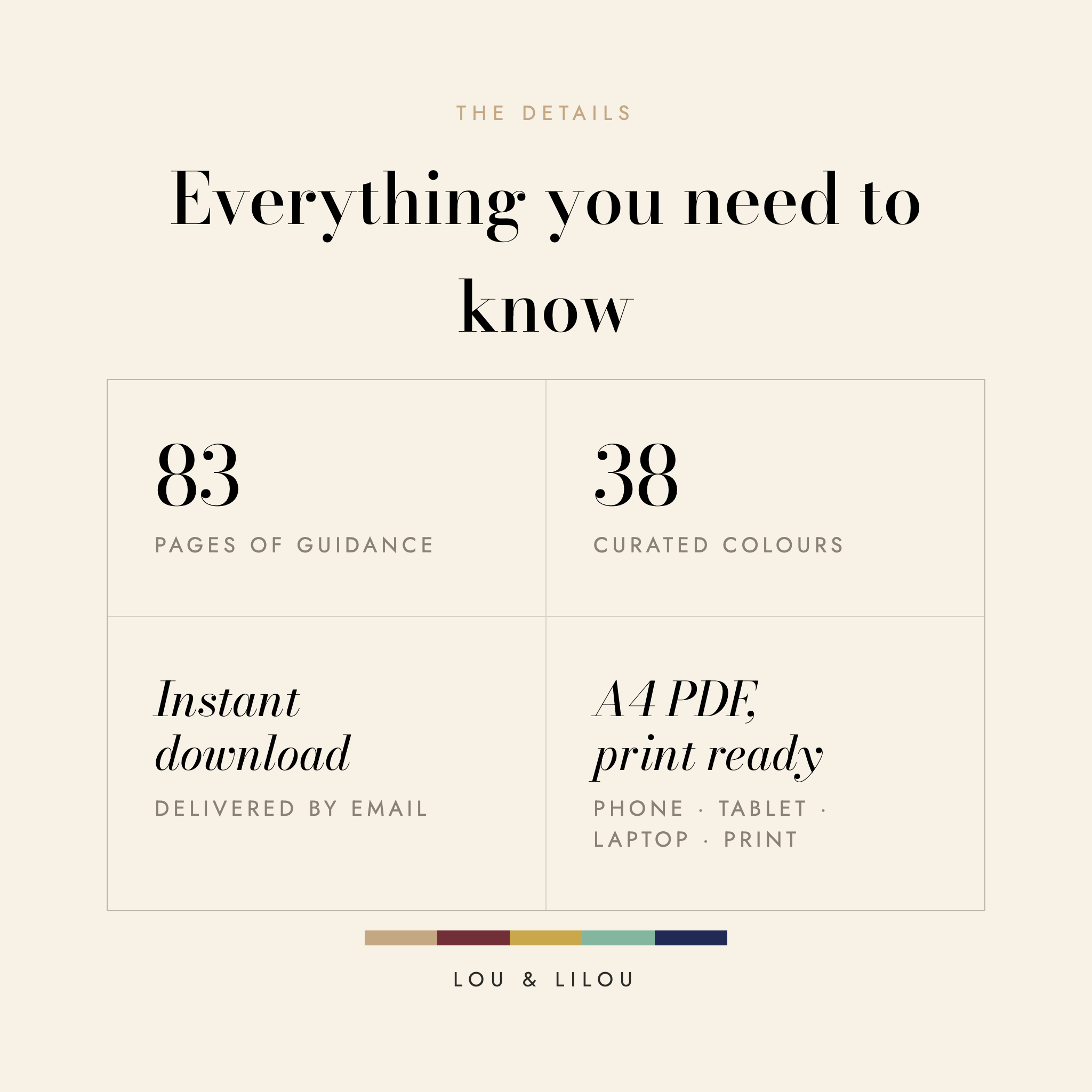 The Colour Formula Guide by Lou & Lilou