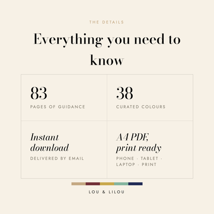 The Colour Formula Guide by Lou & Lilou