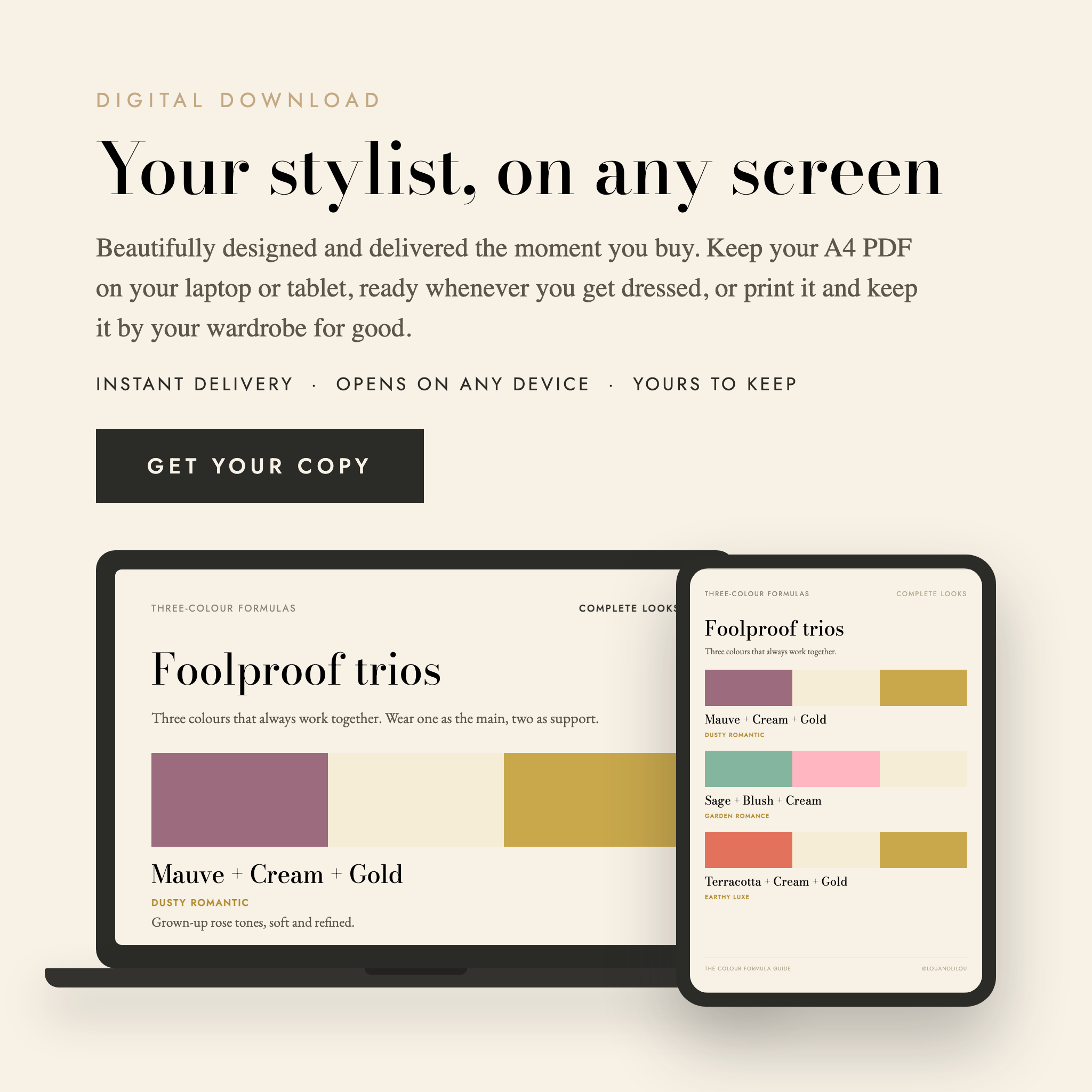 The Colour Formula Guide by Lou & Lilou