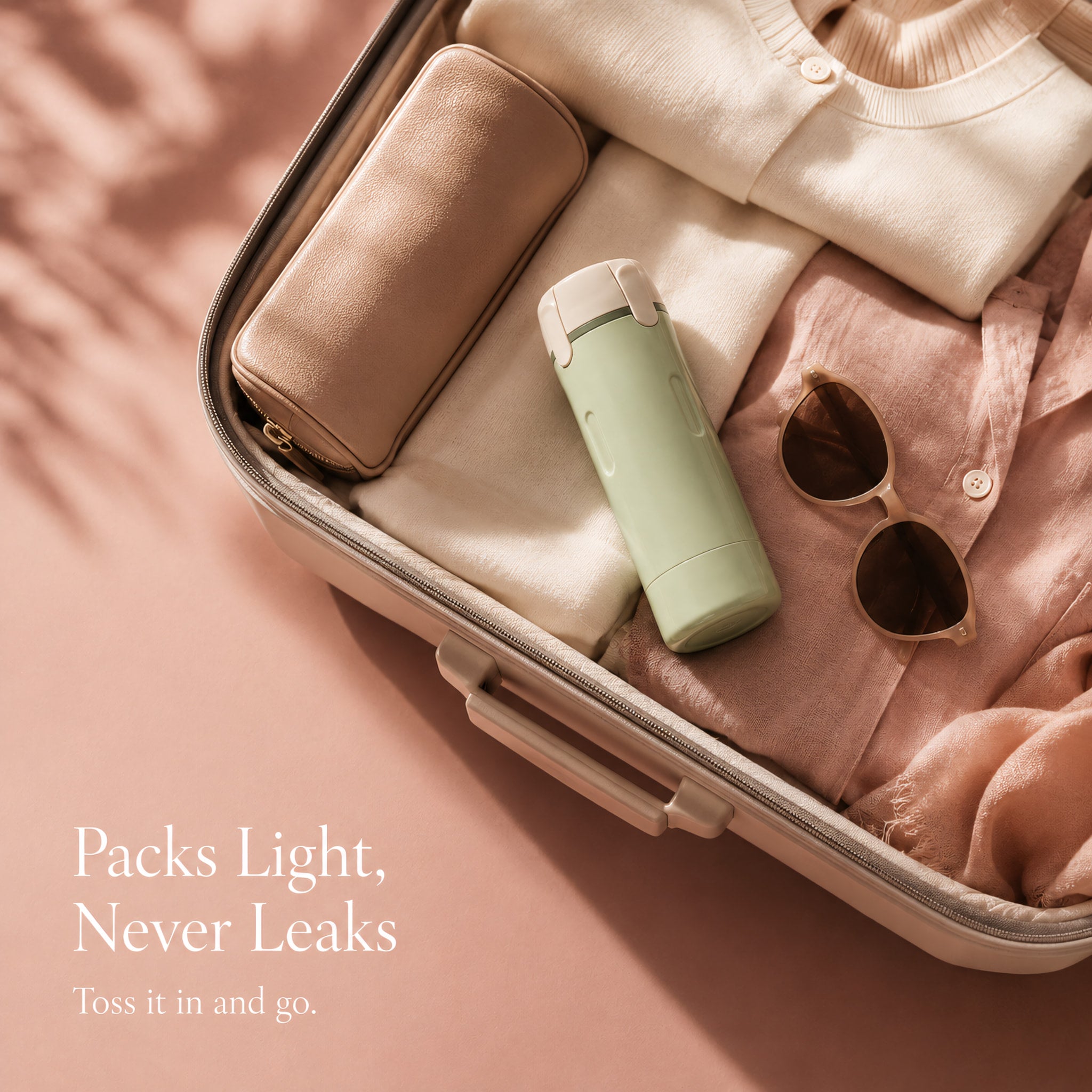 Leak-Proof 4-in-1 Travel Dispenser