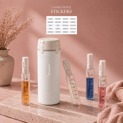 Leak-Proof 4-in-1 Travel Dispenser